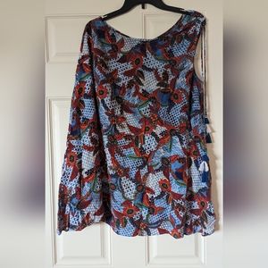 One shoulder Red Carter dress